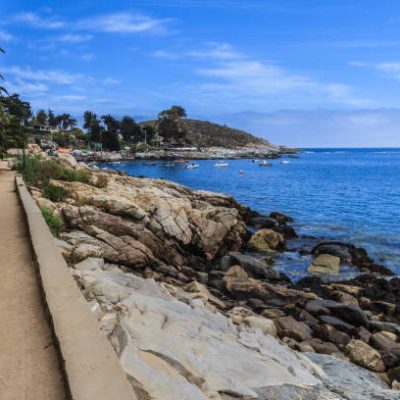 Sunny Zapallar beach in Chile South America